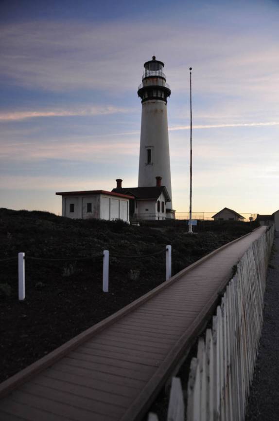 Pigeon Point Light House, na rodovia One, entre San Francisco e Santa Cruz, no litoral da Califórnia, nos Estados Unidos